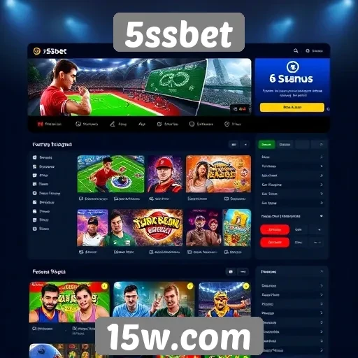 Interface do usuário do 5ssbet é intuitiva